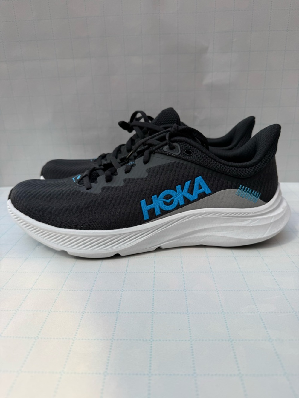 HOKA Solimar - Men's Running Shoes - Black & Blue - Size 10 USD - NWT